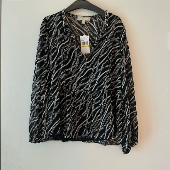 MICHAEL Michael Kors Tops - Brand new Michael Kors chain pattern blouse